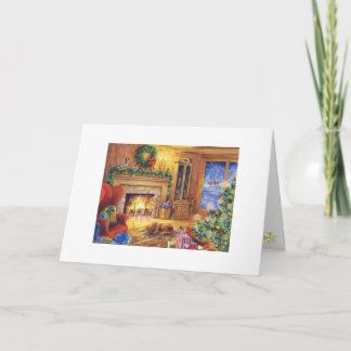 Cozy Christmas/Holiday card Helgkort