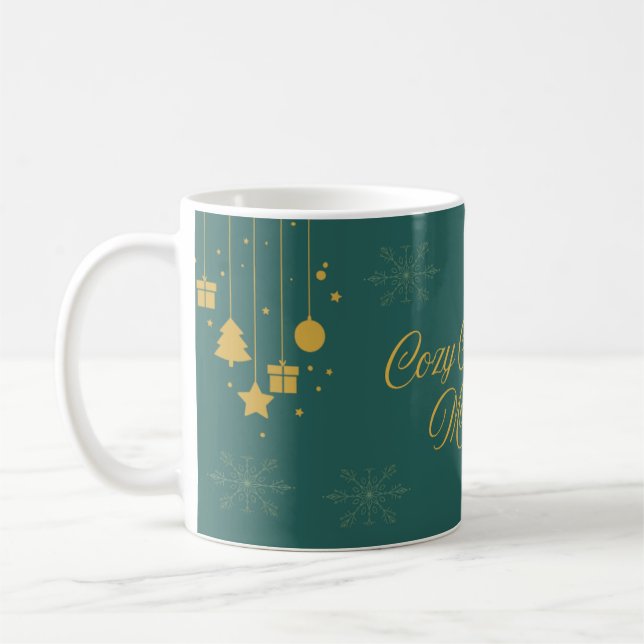 Cozy Christmas Moments Mug – Warm Holiday Coffee C Kaffemugg (Vänster)