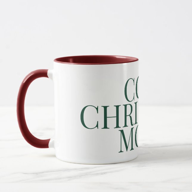 Cozy Christmas Mood, Aesthetic Coffee Mug Mugg (Vänster)