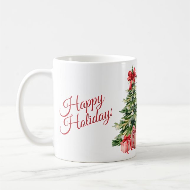 Cozy Christmas Morning Mug – Festive Holiday Coffe Kaffemugg (Vänster)