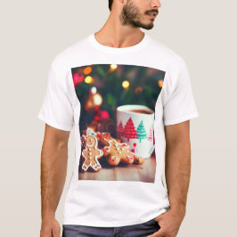 Cozy Christmas Mug & Cookies – Holiday Comfort Des T Shirt
