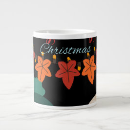 Cozy Christmas Mug | Hot Cocoa & Holiday Cheer Cup Jumbo Mugg
