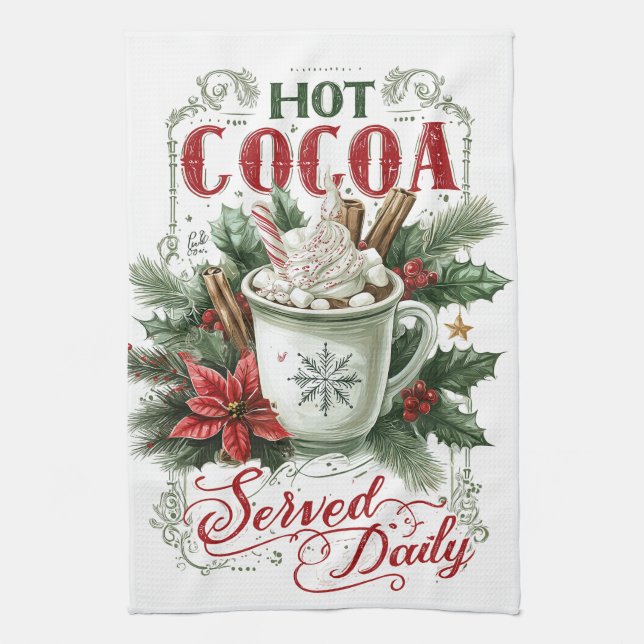 Cozy Christmas Mug Kökshandduk (Vertikal)