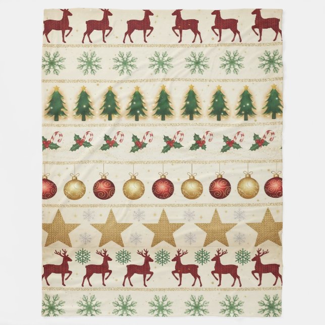 Cozy Christmas Nights Fleece Blanket (Framsidan)
