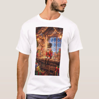 Cozy Christmas Nutcracker Toy Workshop T Shirt