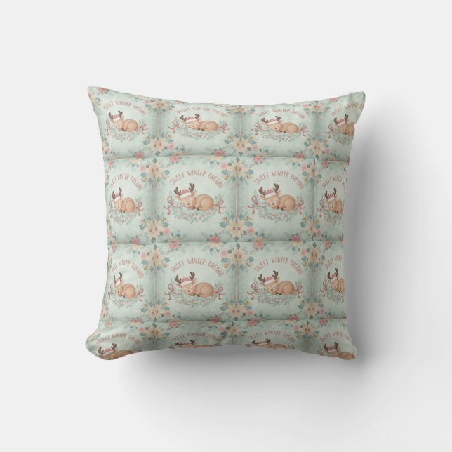 “Cozy Christmas Pillow – Festive Holiday Home Deco Kudde (Framsida)
