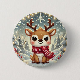 Cozy Christmas Reindeer in a Winter Wonderland Knapp