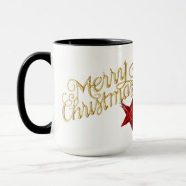 Cozy Christmas t tshirt with Santa Claus Design Mugg