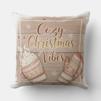 Cozy Christmas Vibes Decorative Pillow Kudde