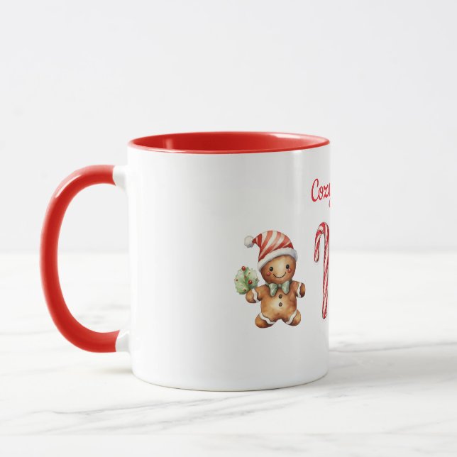 Cozy Christmas – Warm & Festive Holiday Design Mugg (Vänster)