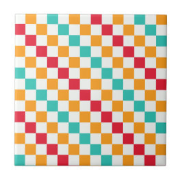 Cozy classroom diagonal checkerboard pattern kakelplatta