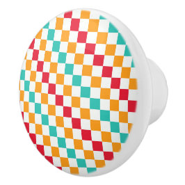 Cozy classroom diagonal checkerboard pattern knopp