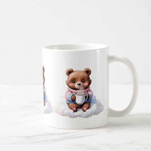 Cozy Cloud Bear Kaffemugg (Höger)