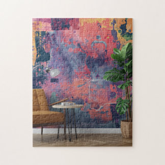 Cozy Colorful Wall Puzzle – Modern Calm Interior Pussel