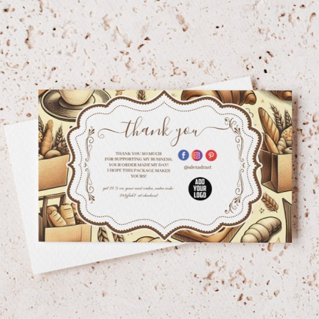 Cozy Cottage Baking Tack Kort (Skapare uppladdad)