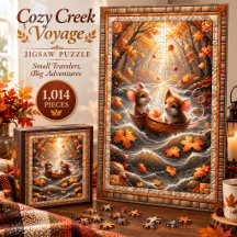 Cozy Creek Voyage Möss 1 014 delar Pussel