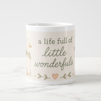 Cozy Duck “Little Wonderfuls” Mugg – Mjuk Estetik Jumbo Mugg
