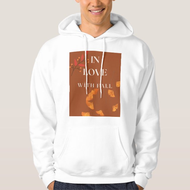 Cozy Fall Hoodie | In Love With Fall Design  (Framsida)