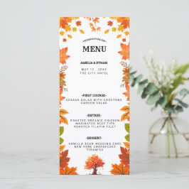 Cozy Fall Thanksgiving Dinner Party Meny