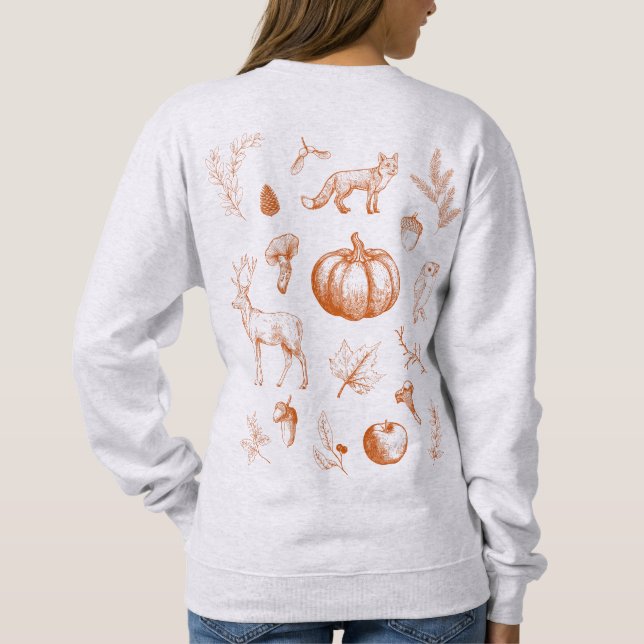 Cozy Fall Vibes T Shirt (Baksida)