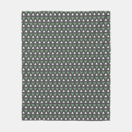 Cozy Fleece Blanket  Modern Geometric Pattern