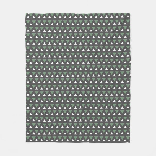 Cozy Fleece Blanket  Modern Geometric Pattern (Framsidan)