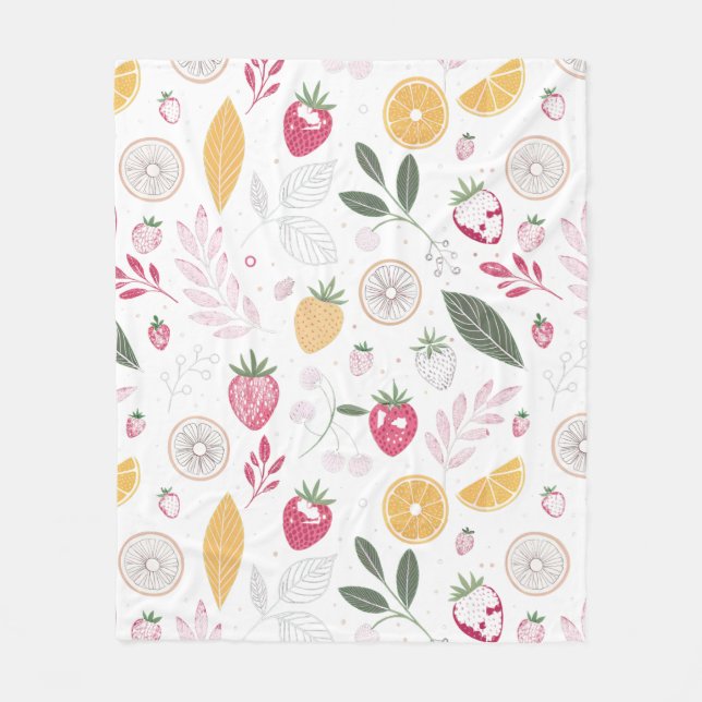 Cozy Fruit Garden Fleece BlanketFleece Blanket (Framsidan)