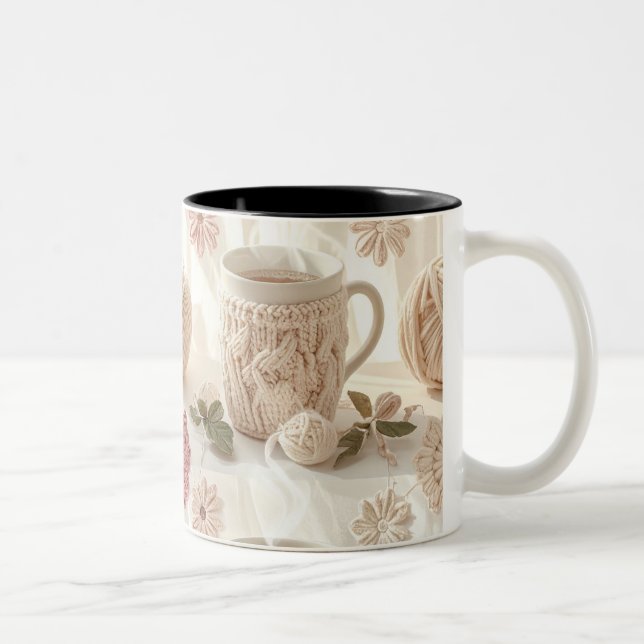 Cozy Grandma's Kitchen Mug Två-Tonad Mugg (Höger)