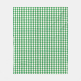 Cozy Green Plaid Rustic Christmas Cabin Fleecefilt