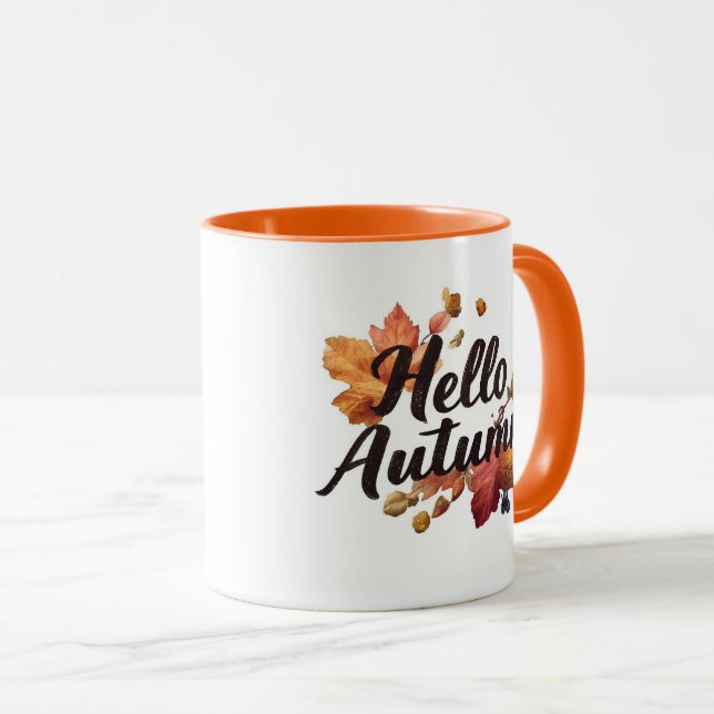 Cozy Hello Autumn Vibes Mugg (Framsida höger)