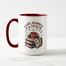 Cozy Holiday Cocoa & Book Mugg