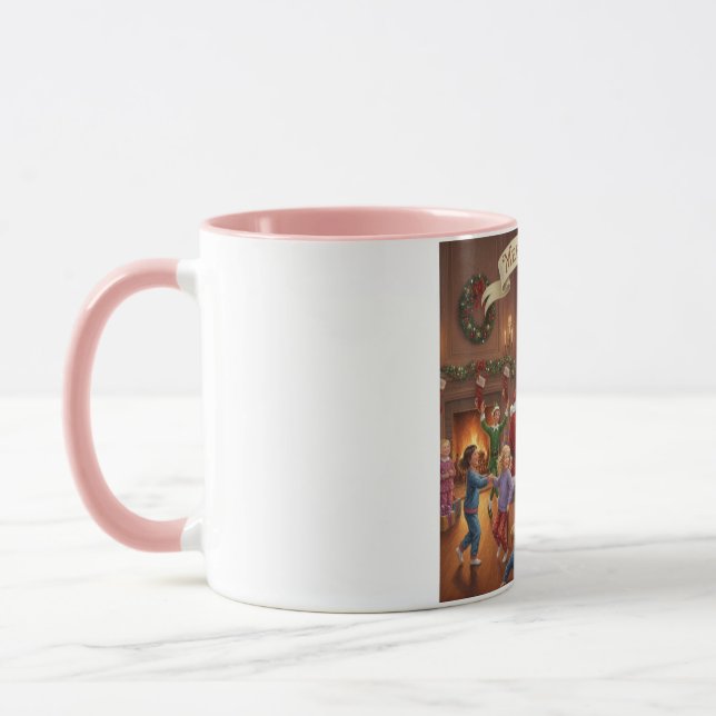 Cozy Holiday Illustration Mugg (Vänster)