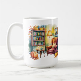 Cozy Home Reading Mug — Framed Wall & Book Shelf Kaffemugg
