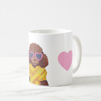 Cozy Intellectual Pup Case Kaffemugg