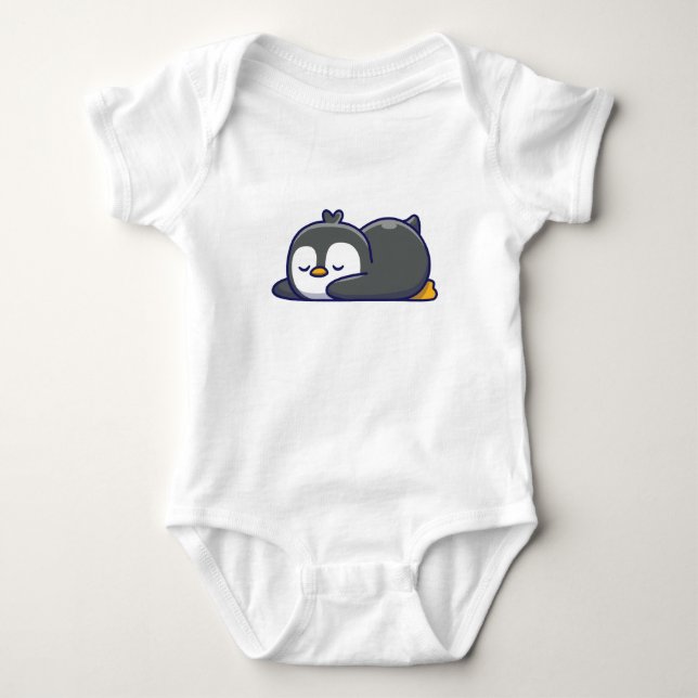 Cozy Little Penguin Nap T Shirt (Framsida)