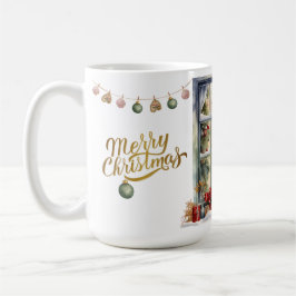 Cozy Merry Christmas Paper Plate with Winter Kaffemugg