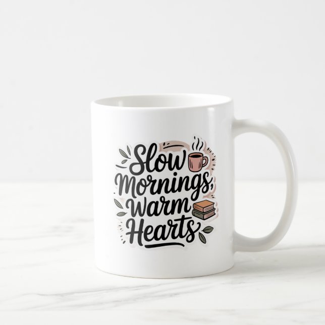 Cozy Minimalist Quote Mug  Kaffemugg (Höger)
