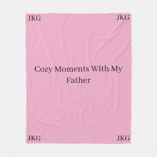 Cozy Moments With My Father Blanket | JKG Fleecefilt