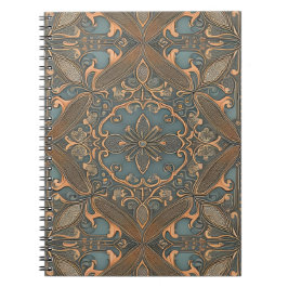 Cozy old pattern anteckningsbok