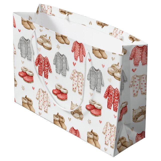 Cozy Pajamas Boho Babyshower Pattern (Baksidan Vinklad)