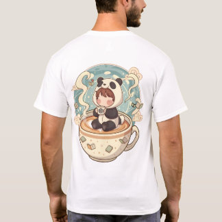Cozy Panda Coffee Men's Graphic Tee