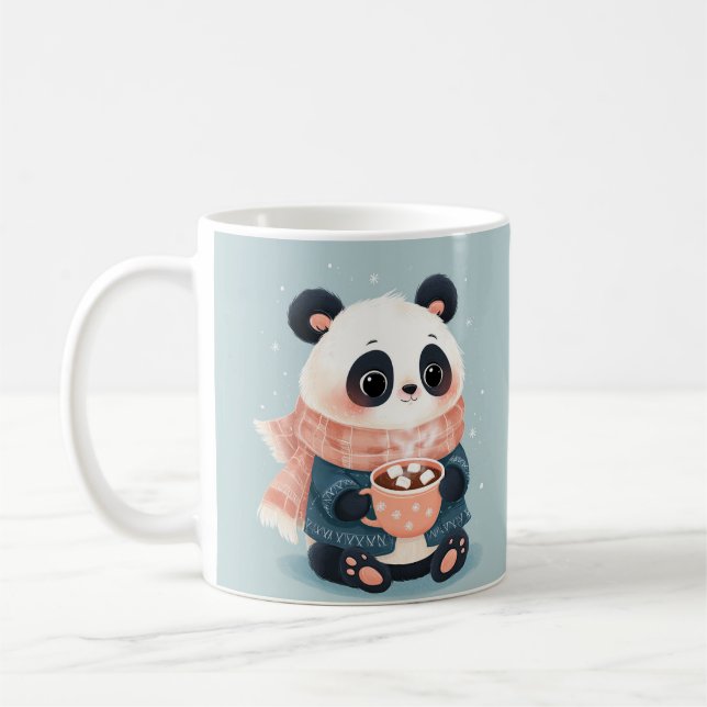 Cozy Panda's Cocoa Kaffemugg (Vänster)