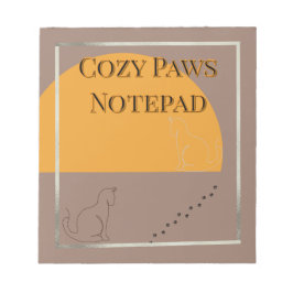 Cozy Paws Notepad Anteckningsblock