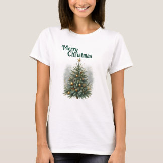 Cozy Pine Christmas Tree T Shirt