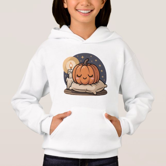 Cozy Pumpkin Dream Kids Tee (Framsida)