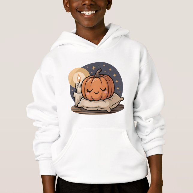 Cozy Pumpkin Dream Kids Tee (Framsida)