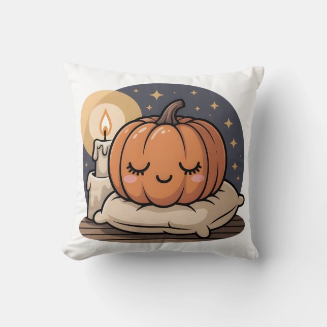 Cozy Pumpkin Dream Pillow Kudde (Framsida)