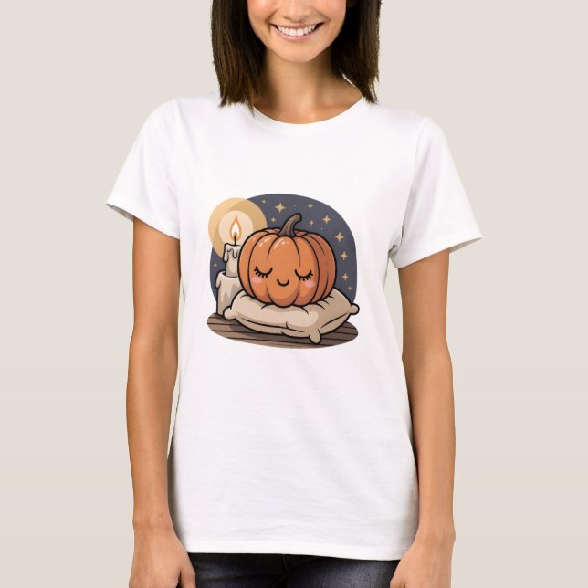 Cozy Pumpkin Dream Women's Tee (Framsida)
