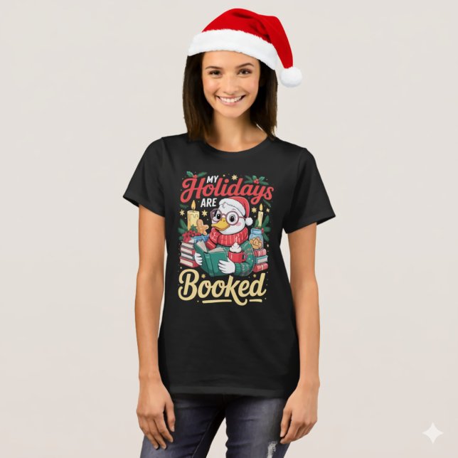 Cozy Reading Duck Holiday Season Book Lover T Shirt (Skapare uppladdad)