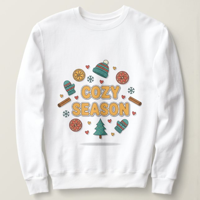 Cozy Season Holiday Elements – Style B T Shirt (Design framsida)